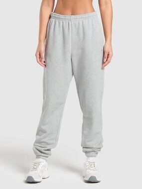 Gymshark Rest Day Sweats 2.0 Joggers – Light Grey Core Marl – Size Medium